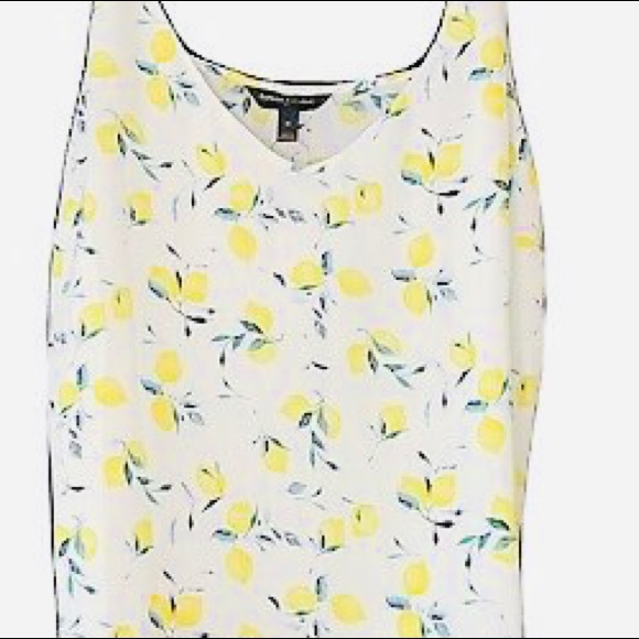 Banana Republic Tops - BANANA REPUBLIC Top S/L V-neck Lemons New Sz XSP
